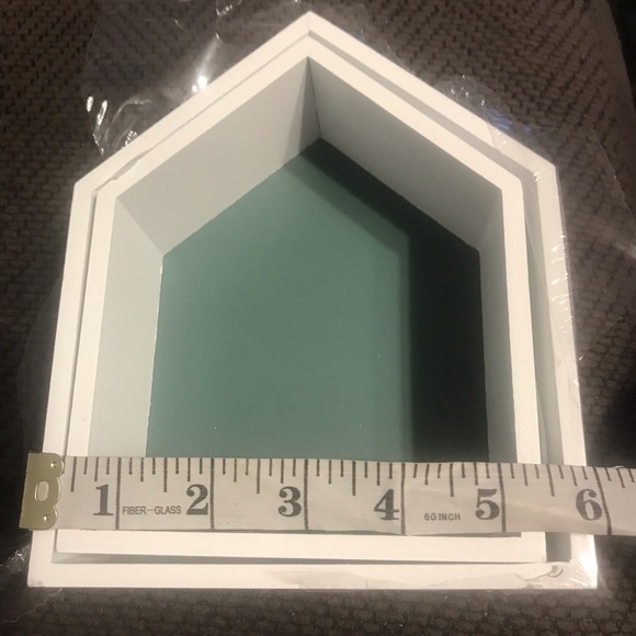 New Target Set of Two Painted Wood Houses, Insertable/Stackable Display Decor - Picture 11 of 16